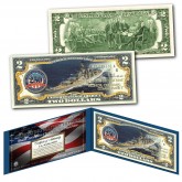 NAVY 250th ANNIVERSARY Celebrating Milestone Anniversaries of the United States Armed Forces Genuine Legal Tender U.S. $2 Bill 