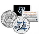 TAMPA BAY LIGHTNING NHL Hockey JFK Kennedy Half Dollar U.S. Coin - Officially Licensed
