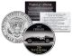 1957 FERRARI - 250 TESTA ROSSA - Most Expensive Cars Sold at Auction - Colorized JFK Half Dollar U.S. Coin