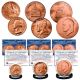 1976 Bicentennial Genuine ROSE GOLD Plated U.S. Coin Set JFK Half Dollar / IKE Dollar / Quarter Dollar 3-Coin Collection