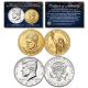 JOHN F KENNEDY United States 2-Coin Set - 2015 JFK Presidential $1 Dollar & 2015 JFK Half Dollar - Uncirculated Denver (D) Mint