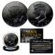 BLACK RUTHENIUM 2019-P JFK Kennedy Half Dollar U.S. Coin with Capsules and COA (Philadelphia Mint)
