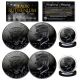 BLACK RUTHENIUM 2019 JFK Kennedy Half Dollar 2-Coin Set BOTH P&D MINT with Capsules