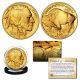 2023 24K Gold Plated $50 AMERICAN GOLD BUFFALO Indian Tribute Coin (Lot of 3) 