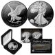 2024 Black RUTHENIUM SILHOUETTE Edition 1 OZ .999 Fine Silver BU American Eagle U.S. Coin - TYPE 2