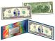 AMERICAN FLAG HOLOGRAM Genuine Legal Tender $2 US BILL with Display & Certificate