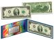 GOLD SHIMMERING STARS HOLOGRAM Legal Tender US $2 Bill Currency - Limited Edition