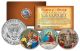 JESUS CHRIST - Nativity - Last Supper - Resurrection Colorized JFK Half Dollar 3-Coin Set