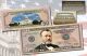 FIFTY DOLLAR $50 U.S. Bill Genuine Legal Tender Currency COLORIZED 2-SIDED