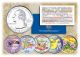 2002 US Statehood Quarters COLORIZED Legal Tender - 5-Coin Complete Set - with Capsules & COA