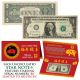STAR NOTE 2019 CNY Year of the PIG Lucky Money U.S. $1 Bill w/ Red Folder S/N 88