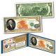 1882 Series James Madison $5,000 Gold Certificate designed on a New Modern Genuine U.S. $2 Bill