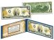United States AIR FORCE $2 Bill U.S. Genuine Legal Tender - GOLD LEAF Laser Line - MILITARY