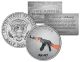AK-47 Gun Firearm JFK Kennedy Half Dollar US Colorized Coin