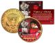 MUHAMMAD ALI " The Greatest " JFK Kennedy Half Dollar 24K Gold Plated U.S. Coin