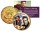 ELVIS PRESLEY - Americana - Colorized JFK Kennedy Half Dollar U.S. Coin 24K Gold Plated