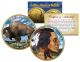 Colorized 2021 AMERICAN GOLD BUFFALO Colorized Indian Coin - 24K Gold Plated