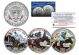 AMERICAN PHAROAH 2015 Triple Crown Winner JFK Half Dollar 3-Coin Set -TEST ISSUE