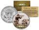 World War II - AMERICAN SOLDIER BATTLEFIELD - JFK Kennedy Half Dollar U.S. Coin