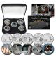 APOLLO 11 50th Anniversary Man on Moon Landing Statehood Quarters Ohio & Florida 5-Coin Complete Set with BOX