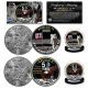APOLLO 11 50th Anniversary Man on Moon Space Landing Genuine U.S. IKE Eisenhower Dollar 2-Coin Set 