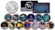 The APOLLO SPACE MISSIONS - Colorized Florida Quarters US 13-Coin Complete Set - NASA PROGRAM