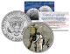 BANKSY - GIRL FRISKING SOLDIER - Colorized JFK Half Dollar U.S. Coin - Street Art Graffiti