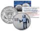 BANKSY - ROBOT TAGGING BARCODE - Colorized JFK Half Dollar U.S. Coin - Street Art Graffiti