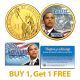 BARACK OBAMA 2008 Presidential $1 Dollar Coin 24K Gold Plated - BUY 1 GET 1 FREE