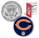 CHICAGO BEARS NFL JFK Kennedy Half Dollar US Colorized Coin - Officially Licensed