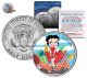 BETTY BOOP " City " JFK Kennedy Half Dollar US Colorized Coin - Marilyn Monroe Pose - Officially Licensed
