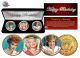 Happy Birthday MARILYN MONROE Lucille Ball PRINCESS DIANA Colorized 2011 JFK Half Dollars 3-Coin Set 24KT Gold Plated w/Box