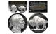 1930's BLACK RUTHENIUM Original Indian Head Buffalo Nickel *FULL DATES* GENUINE SILVER Highlights Obverse & Reverse