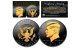 Black RUTHENIUM 2-SIDED 2016 Kennedy Half Dollar U.S. Coin with 24K Gold Clad JFK Portrait on Obverse & Reverse (P Mint)