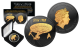 2016 1 oz BU Tuvalu Star Trek U.S.S. Enterprise NCC-1701 Silver Coin BLACK RUTHENIUM with 24KT Gold Clad Highlights 2-Sided