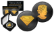 2016 CANADIAN $5 SUPERMAN 1 oz. Silver Coin BLACK RUTHENIUM with 24KT Gold Clad Highlights 2-Sided
