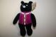 POPE JOHN PAUL II CANONIZATION Plush Black Bear & Colorized NY Quarter U.S. Coin