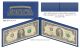 BLUE Deluxe Display Protection Folio for CURRENCY BANKNOTE BILL PAPER MONEY (QTY 3)