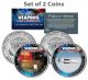 U.S. WEAPONS ARSENAL - Bombs - JFK Kennedy Half Dollars US 2-Coin Set
