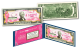 BREAST CANCER AWARENESS Official Genuine Legal Tender U.S. $2 Bill with Display Folio & Certificate -  STAND UP 2 CANCER
