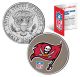 TAMPA BAY BUCCANEERS NFL JFK Kennedy Half Dollar US Colorized Coin - Officially Licensed