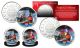 CANADA 150 ANNIVERSARY Rendition of 2017 Loonie Dollar on Royal Canadian Mint Medallions 2-Coin Set