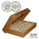 DIME Direct-Fit Airtight 18mm Coin Capsule Holders For DIMES (QTY: 50)  **COMES PACKAGED WITH BOX AS SHOWN**