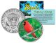 CARDINAL Collectible Birds JFK Kennedy Half Dollar Colorized US Coin