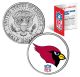ARIZONA CARDINALS NFL JFK Kennedy Half Dollar US Colorized Coin - Officially Licensed