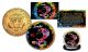 Chinese Zodiac PolyChrome Genuine Legal Tender JFK Kennedy Half Dollar 24K Gold Plated U.S. Coin - SNAKE