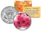 CHERRY BLOSSOM FLOWER JFK Kennedy Half Dollar U.S. Colorized Coin