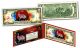 Chinese ZODIAC Genuine U.S. $2 Bill Red Polychrome Blast * YEAR of the RABBIT * NEW