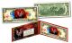 Chinese ZODIAC Genuine U.S. $2 Bill Red Polychrome Blast * YEAR of the ROOSTER * NEW