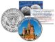 SAINT BASIL’S CATHEDRAL - Famous Churches - Colorized JFK Half Dollar US Coin Moscow Russia